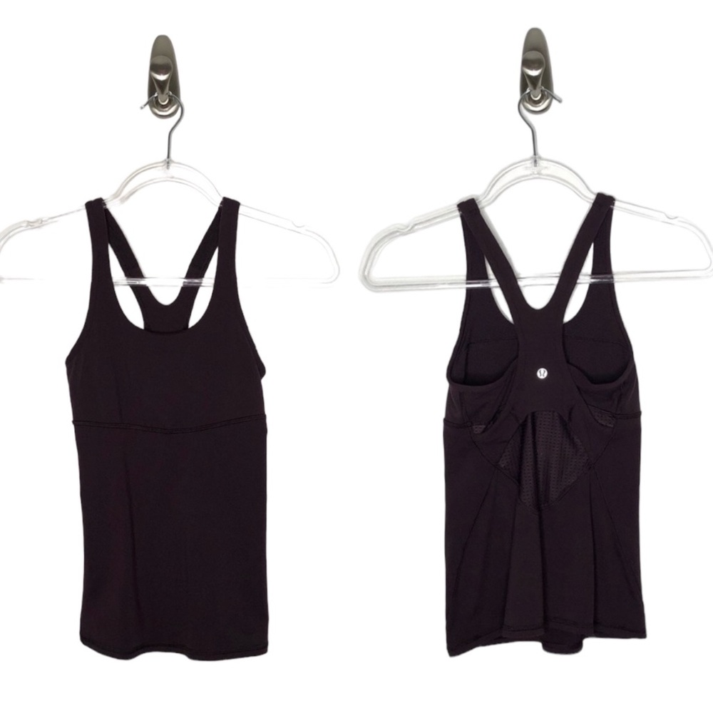 lululemon | Crossback Tank in Black Cherry 2